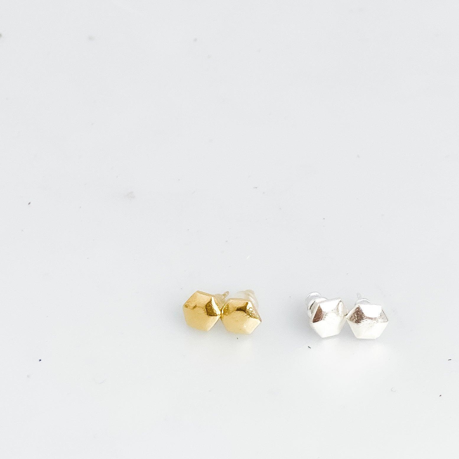 Jewelry | Hexagon Post Earrings - Alexis Drake