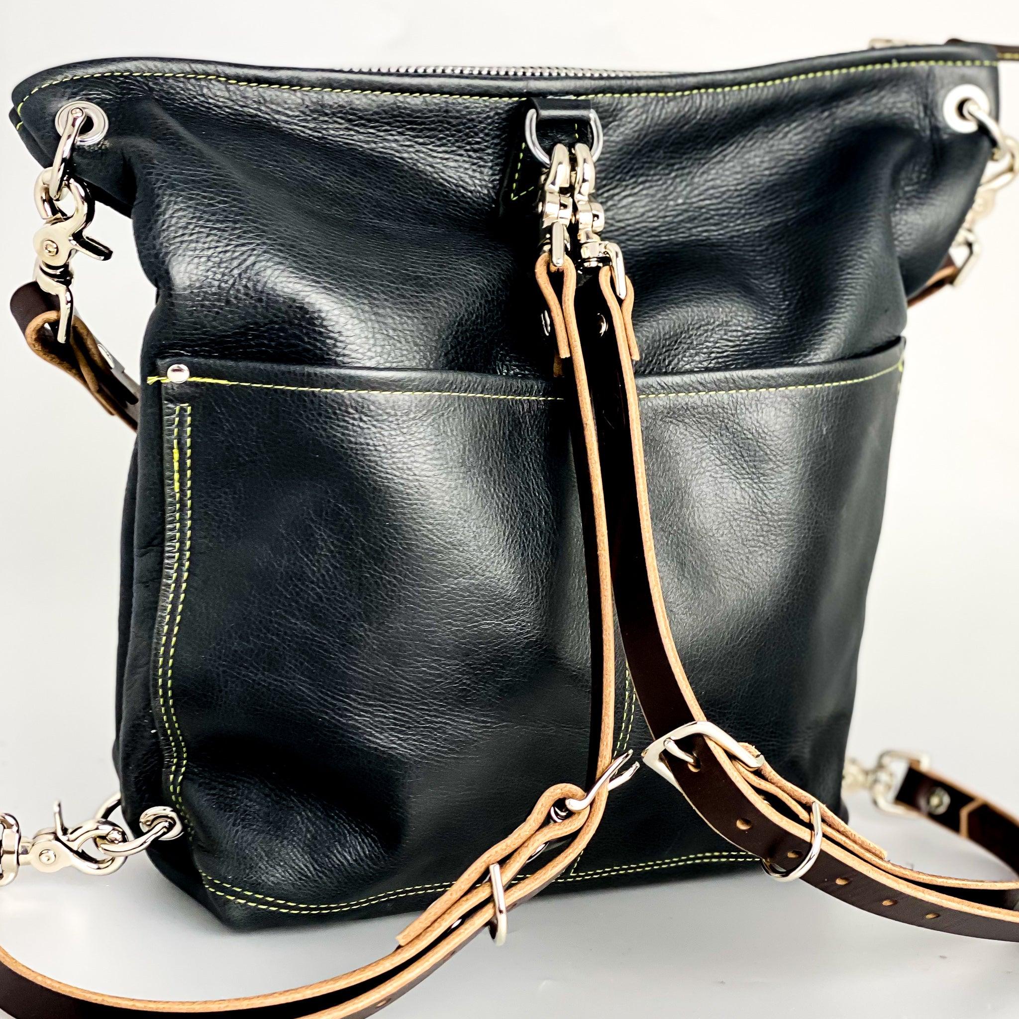 Custom | Backpack + Shoulder Handbag with Zipper Pocket - Alexis Drake