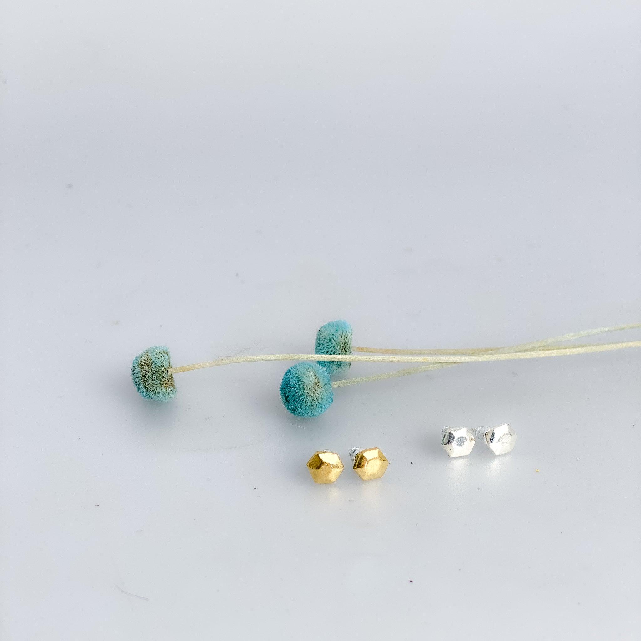 Jewelry | Hexagon Post Earrings - Alexis Drake