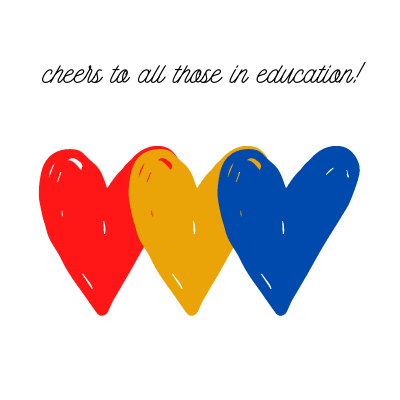 Appreciation for all those in education for the upcoming school year! - Alexis Drake