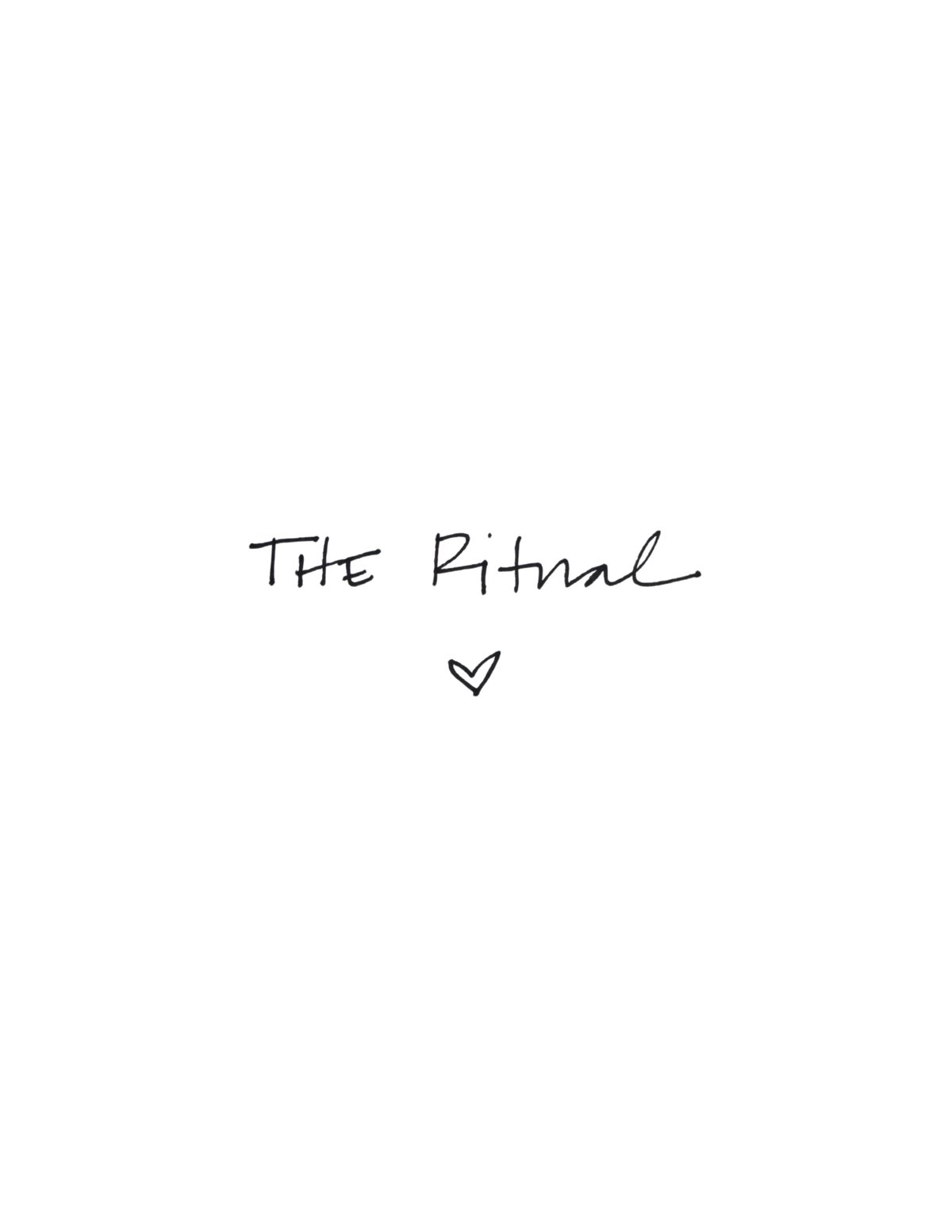 The Ritual - ONE Collection, ONE Story, ONCE a Month