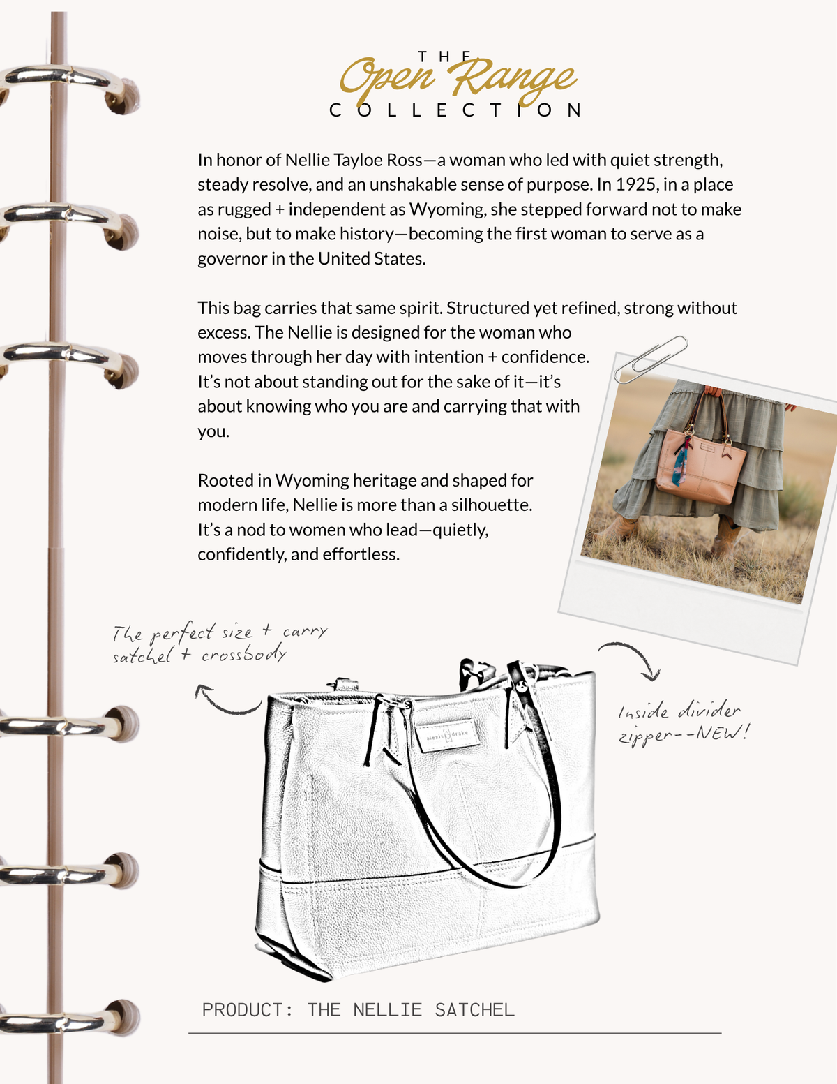 Meet the woman this bag is named for.