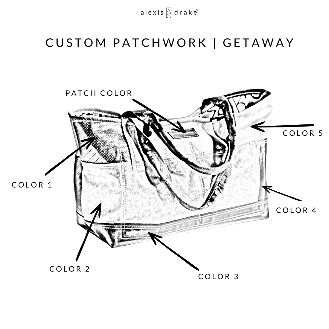 Custom Common Thread Getaway Tote