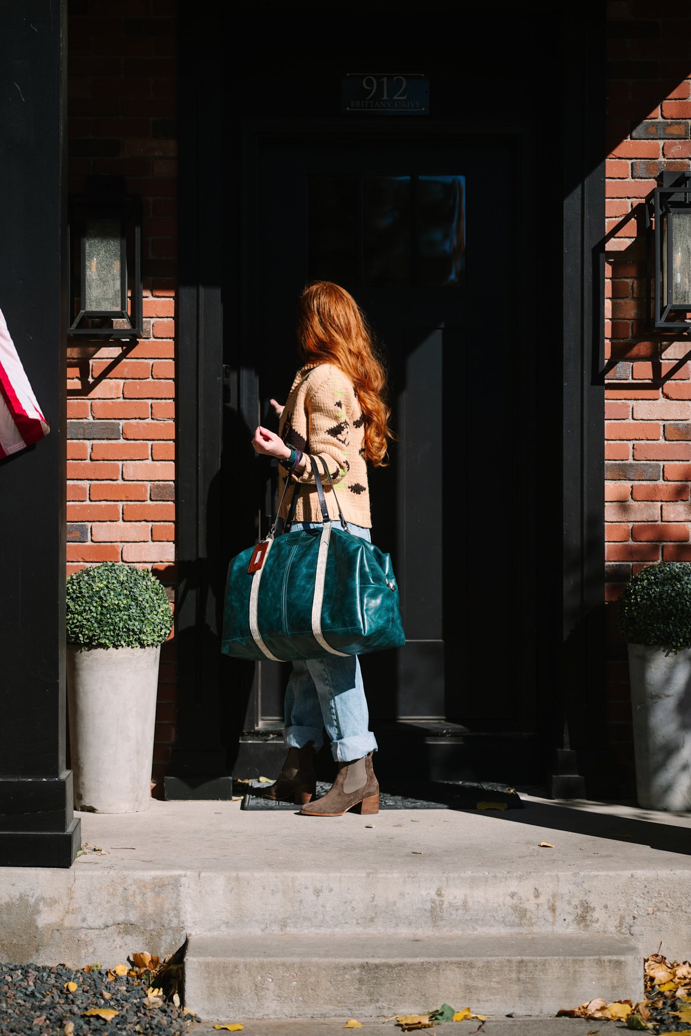 Western Woods Collection | Jackson Travel Duffel | Teal Spruce