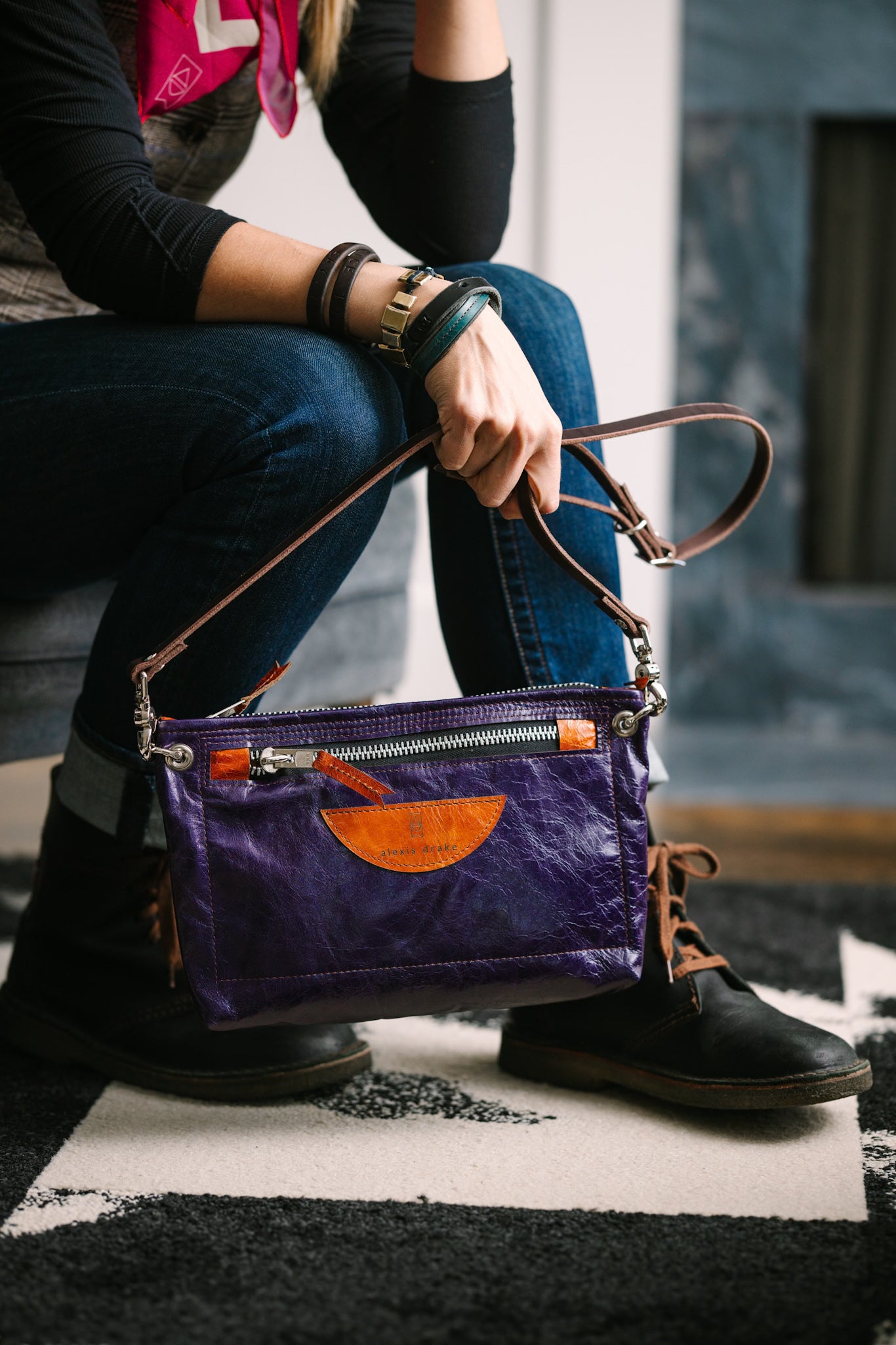 Western Woods Collection | Sophie Crossbody | Elderberry