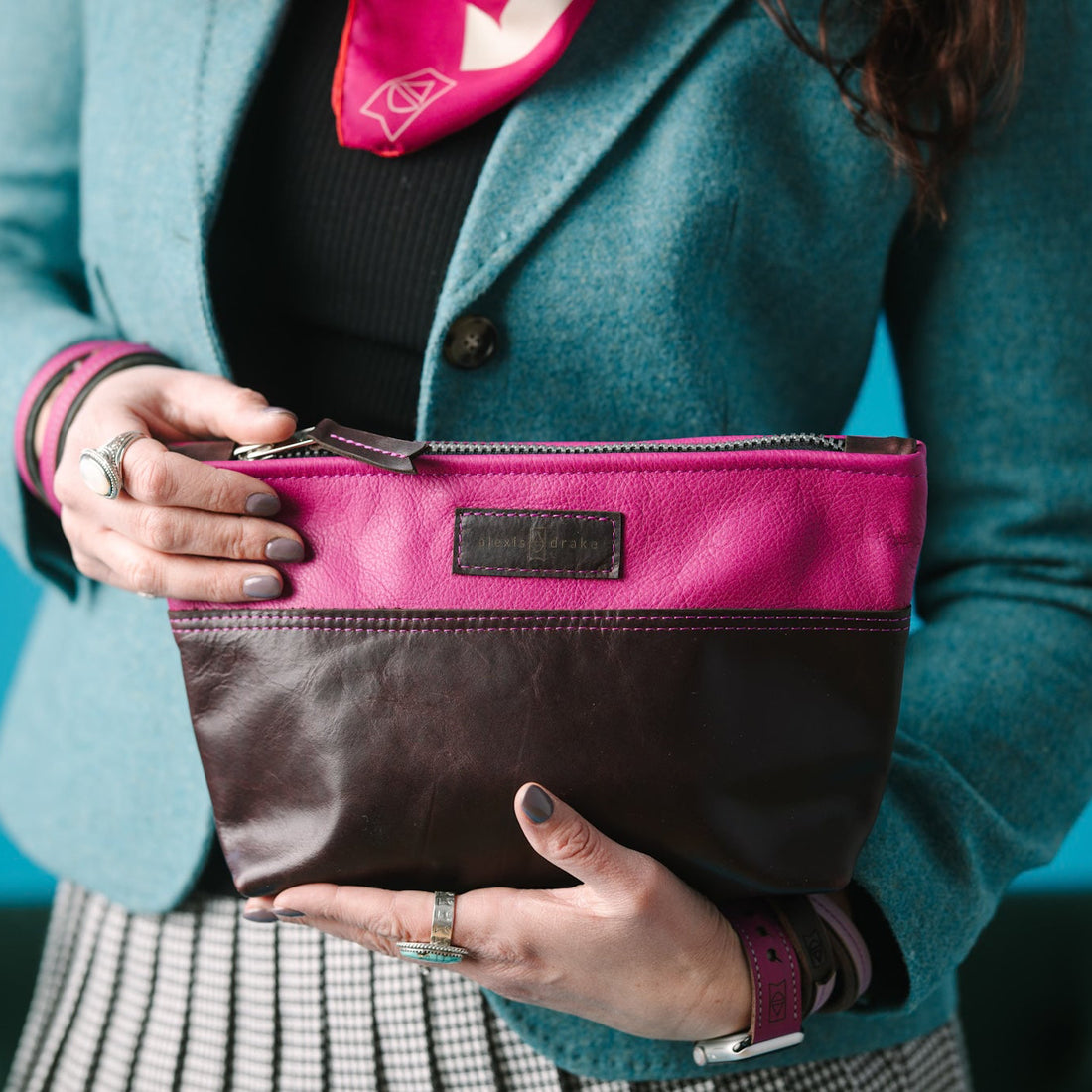 Love Collection | Carry-More Clutch | Magenta + Merlot