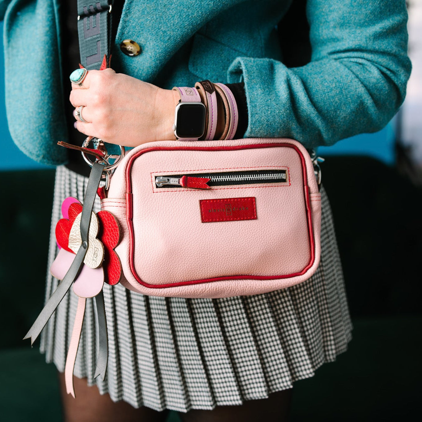 Love Collection | Maeve Crossbody | Blush + Ruby