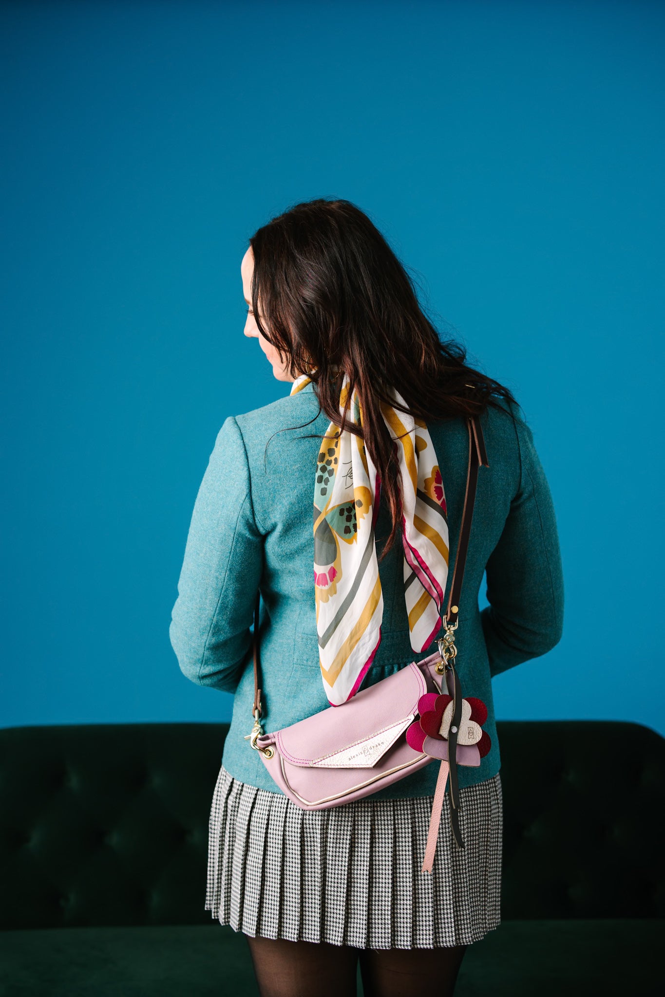 Love Collection | Violet Clutch + Crossbody | Lavender + Platinum