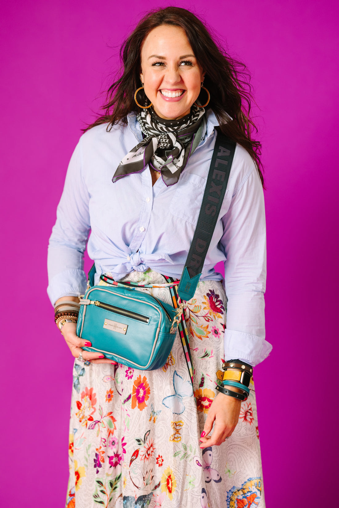Relaxed Riviera Collection | Maeve Crossbody | Lagoon Blue