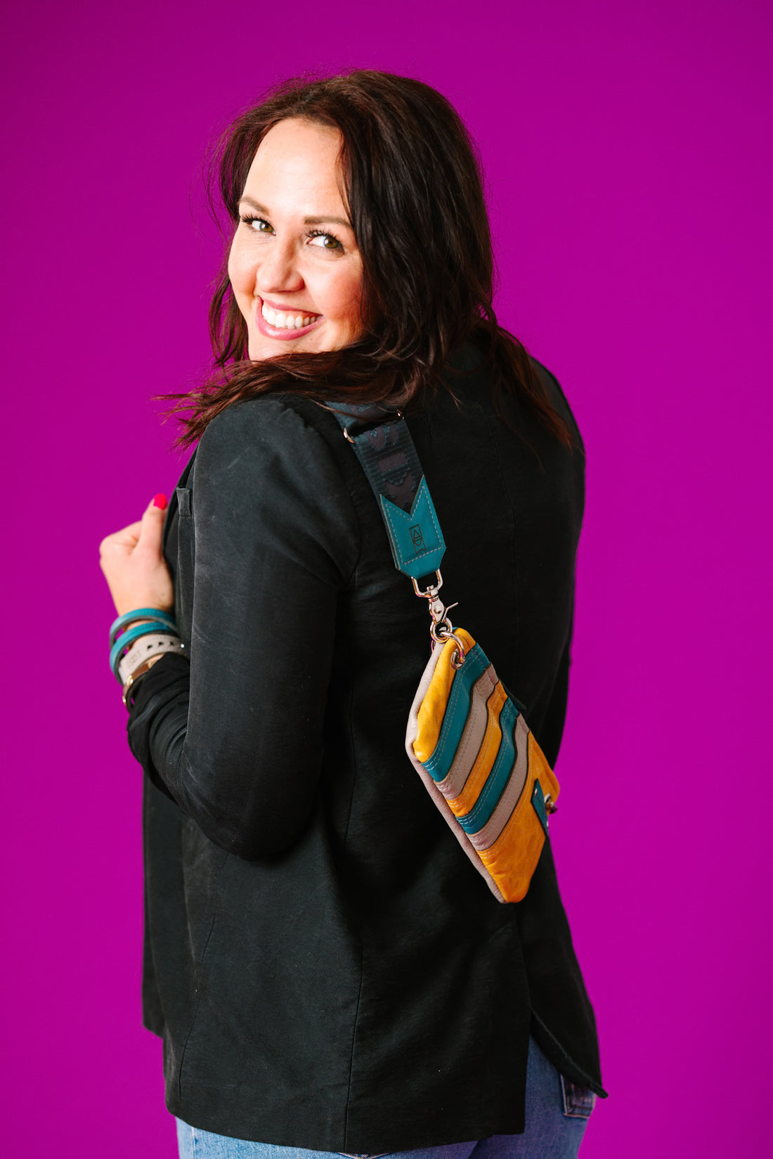 Relaxed Riviera Collection | Rainbow Belt Bag Clutch + Crossbody | Sunrise Yellow