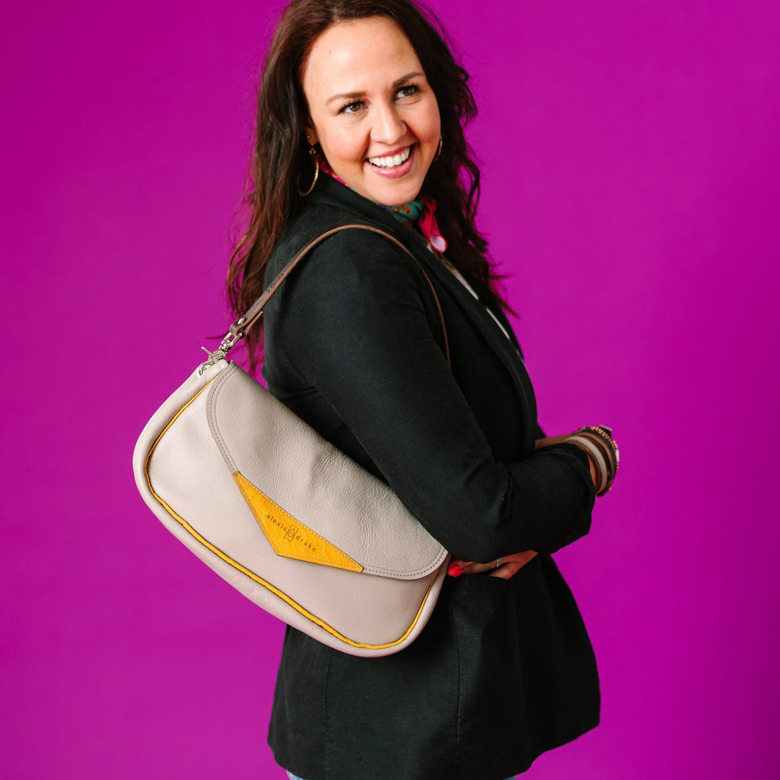 Relaxed Riviera Collection | Adri Shoulder Tote | Linen Gray