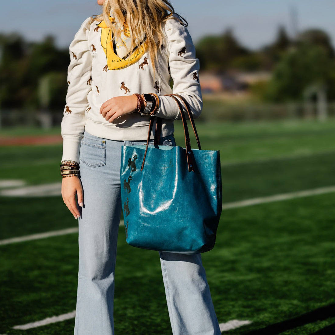 Steamboat Collection | Market Tote | Turquoise