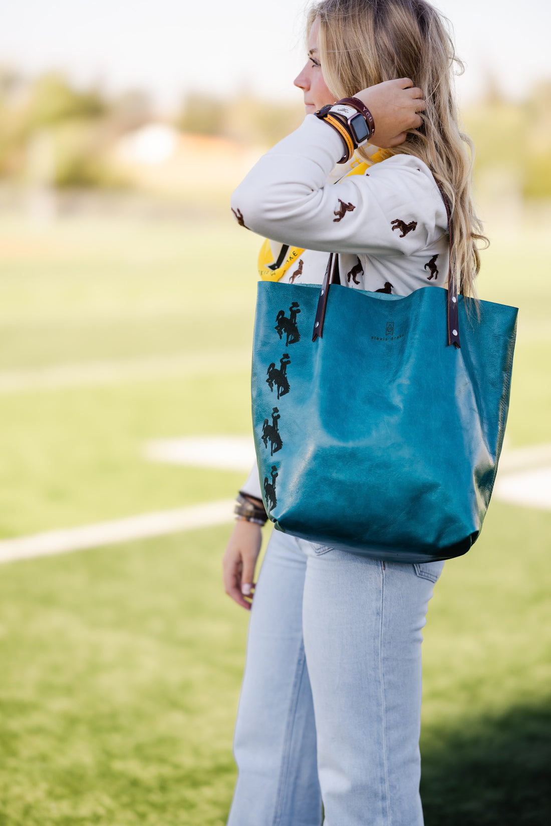 Steamboat Collection | Market Tote | Turquoise