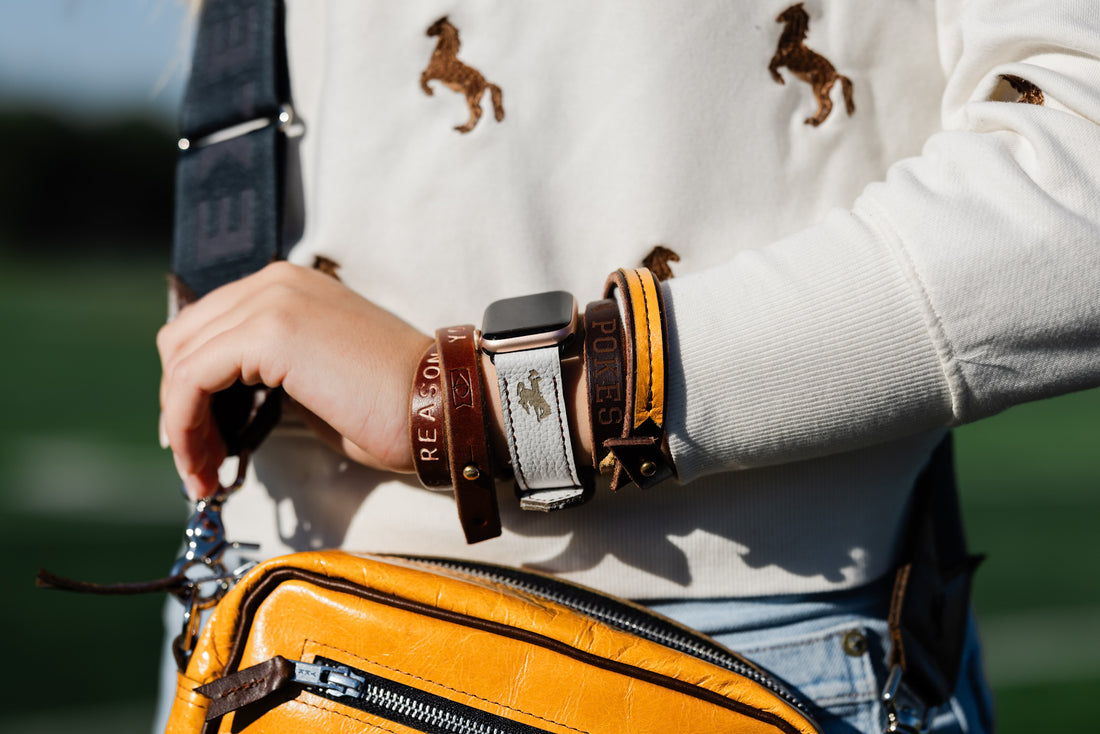 Steamboat Collection | Apple Watch Band | White Pebble