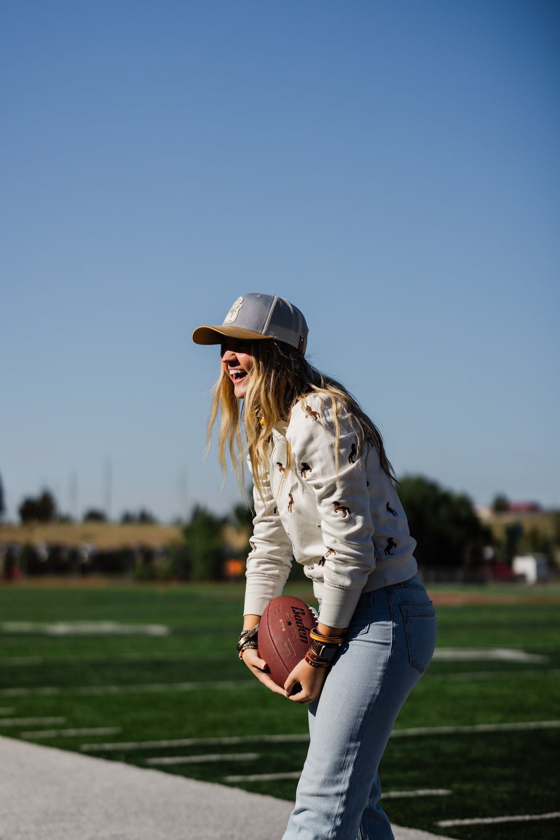 Steamboat Collection | Pistol Pete Trucker Hat | Yellow + White