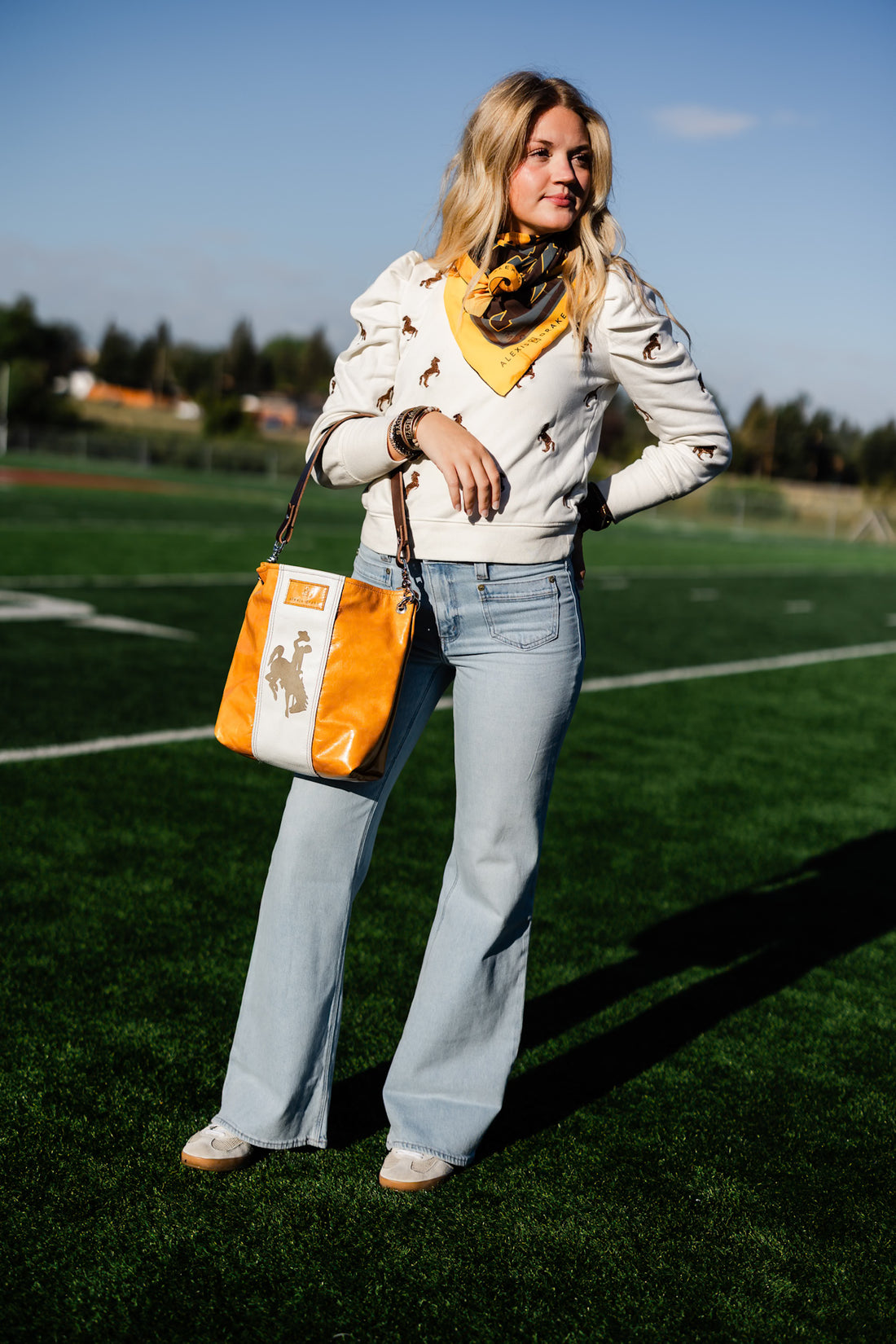 Steamboat Collection | Tivoli Shoulder Tote | Butter + White Pebble