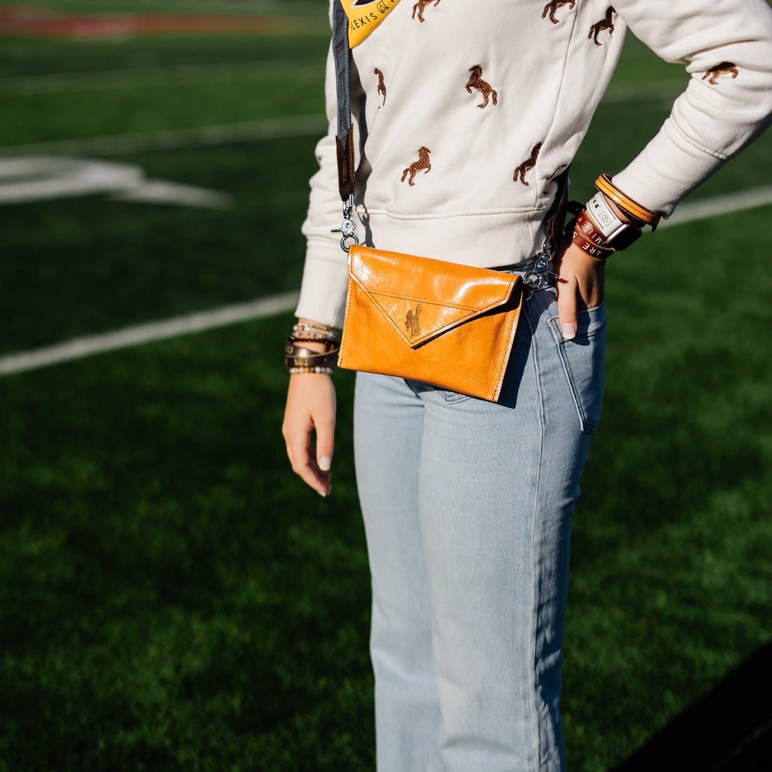 Steamboat Collection | Envelope Cellphone Crossbody | Butter