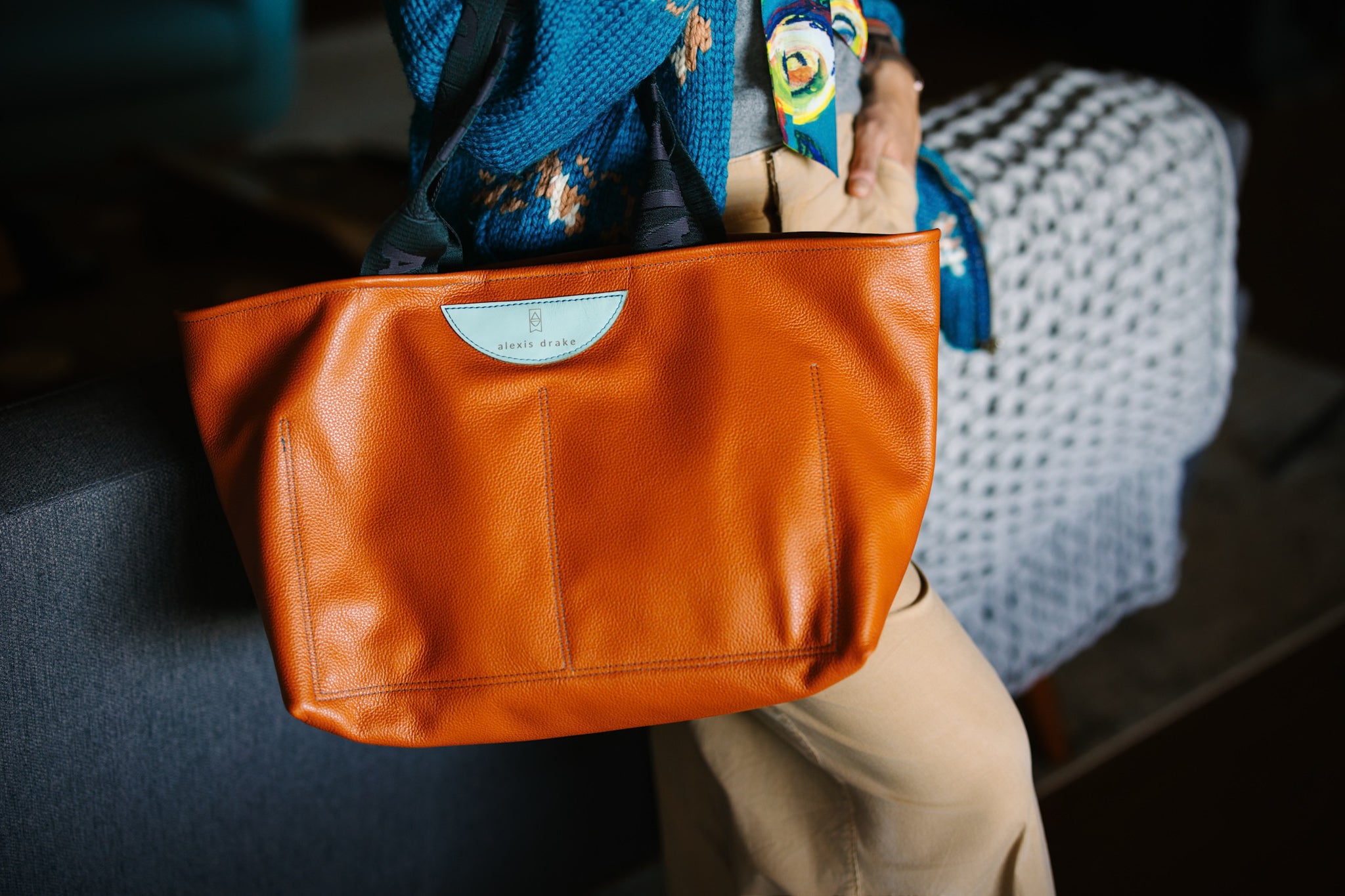 Autumn Reverie Collection | Getaway Tote | Rust Pebble