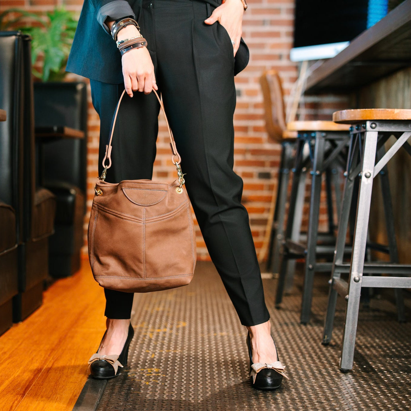Autumn Reverie Collection | Tivoli Shoulder Tote | Mocha Suede