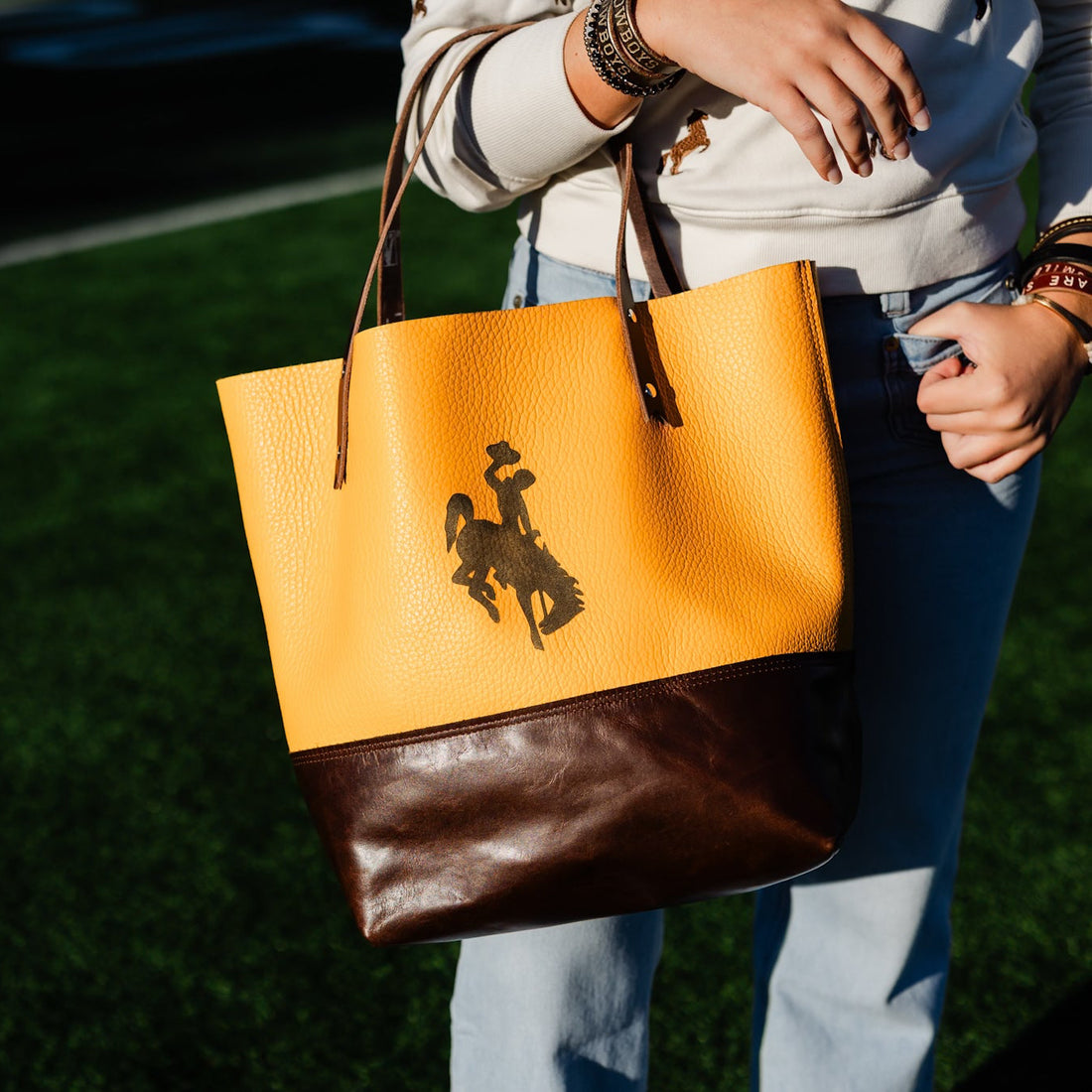 Steamboat Collection | Market Tote | Pebble Yellow + Rocky