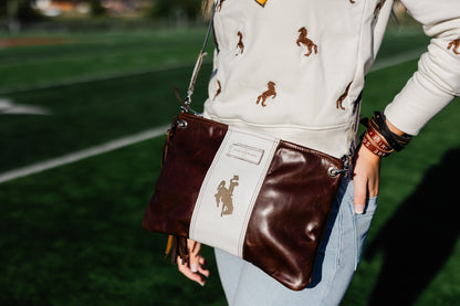 Steamboat Collection | Jackie Crossbody | Rocky + White Pebble