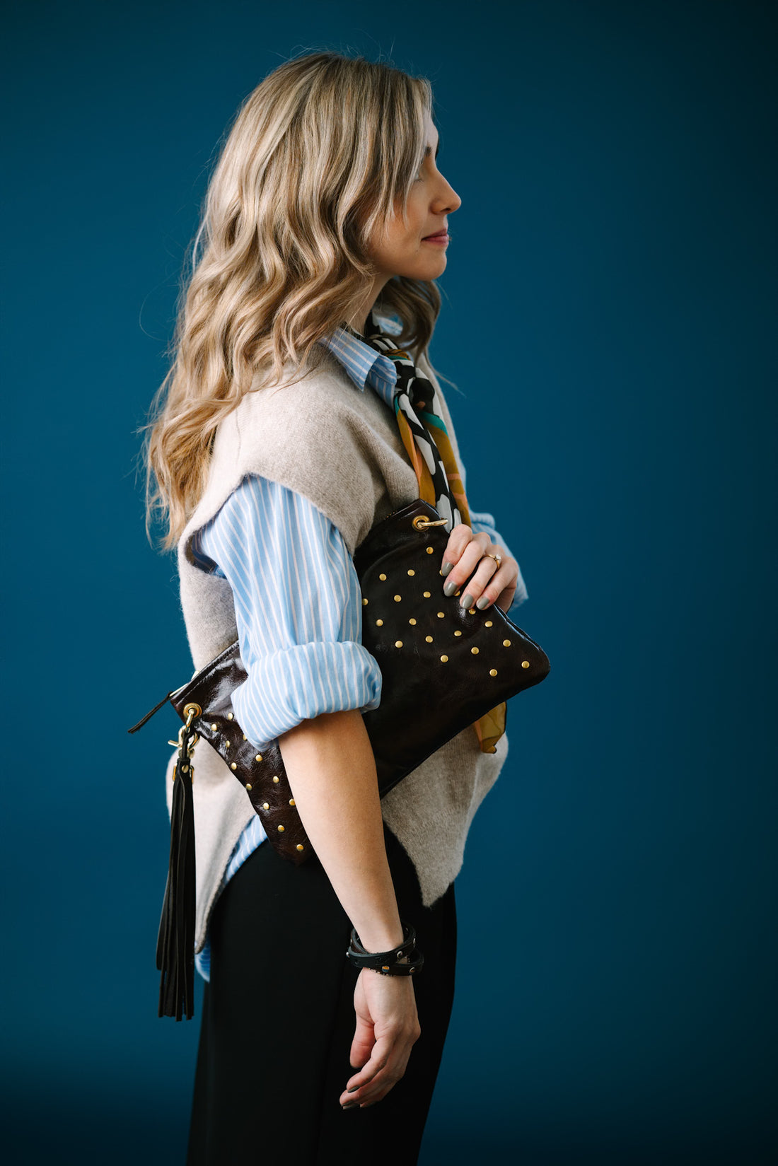 Midnight in Paris Collection | Jackie Clutch | Chocolate Truffle