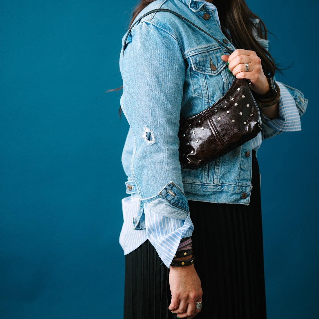 Midnight in Paris Collection | Penelope Crossbody | Chocolate Truffle