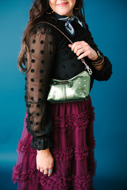 Midnight in Paris Collection | Penelope Crossbody | Emerald