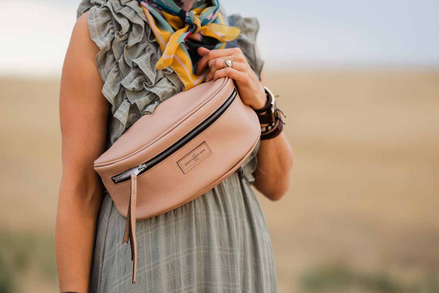 Open Range Collection | Louie Fanny Crossbody | Dusty Rose