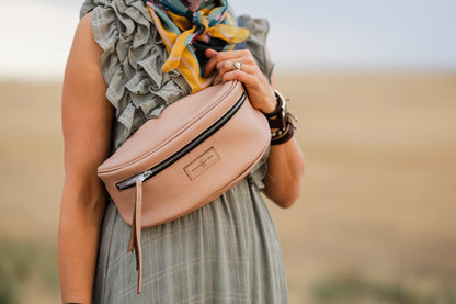 Open Range Collection | Louie Fanny Crossbody | Dusty Rose