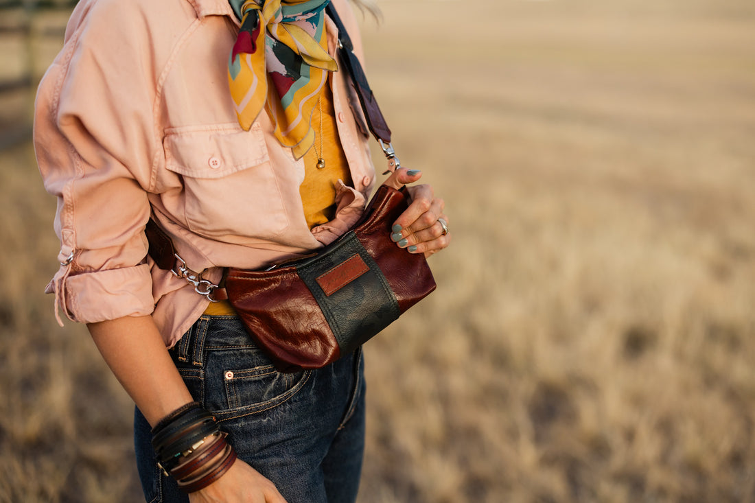 Open Range Collection | Penelope Crossbody | Rust + Camo