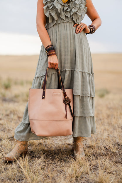 Open Range Collection | Market Tote | Dusty Rose