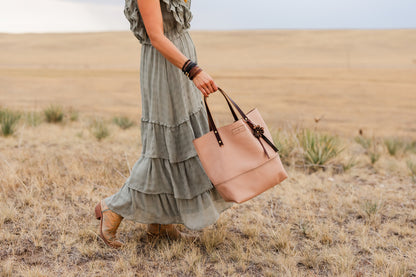 Open Range Collection | Market Tote | Dusty Rose
