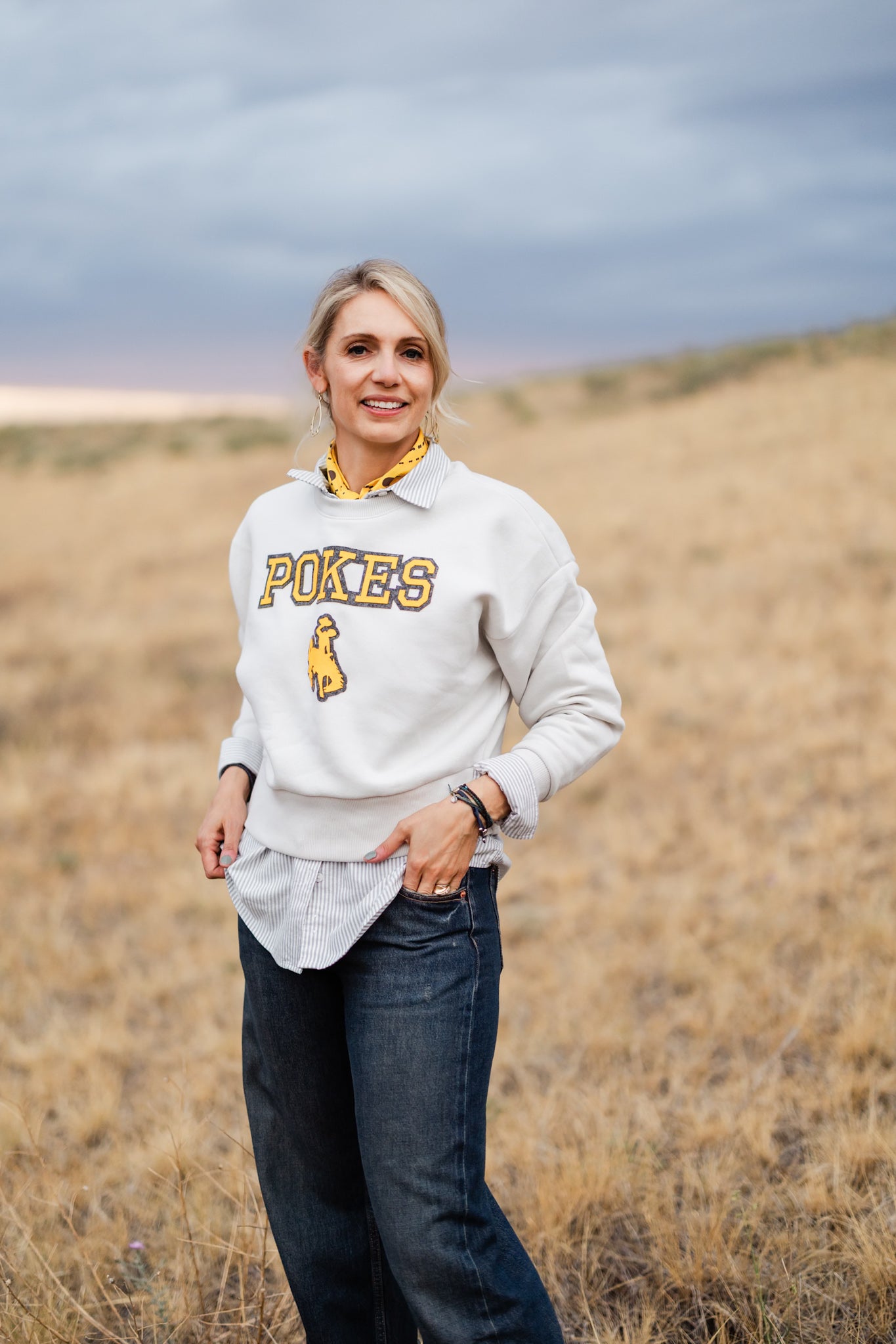 Steamboat Collection | Cropped Crewneck | White