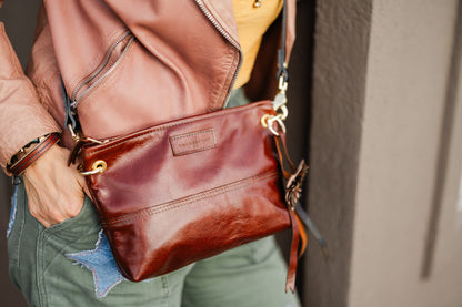 Open Range Collection | Tourist Crossbody | Rust