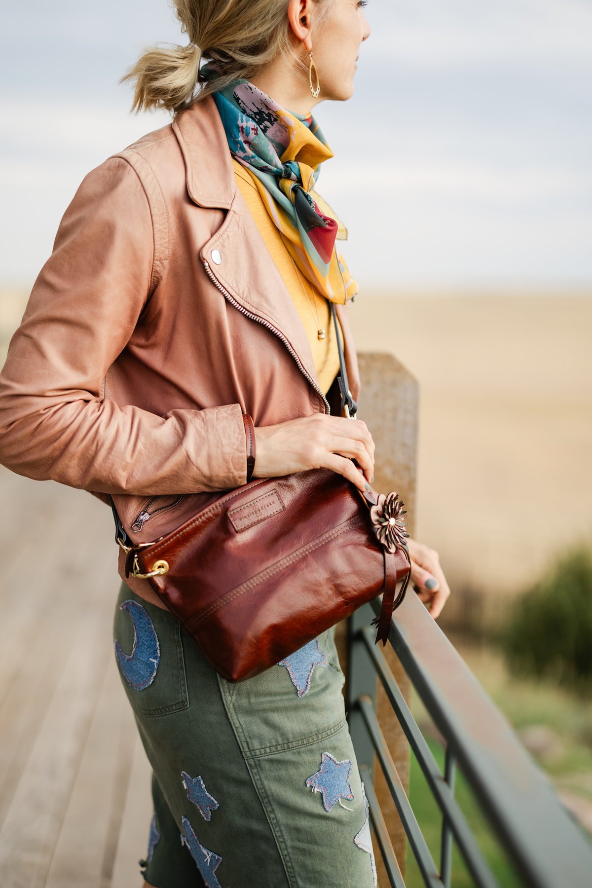 Open Range Collection | Tourist Crossbody | Rust