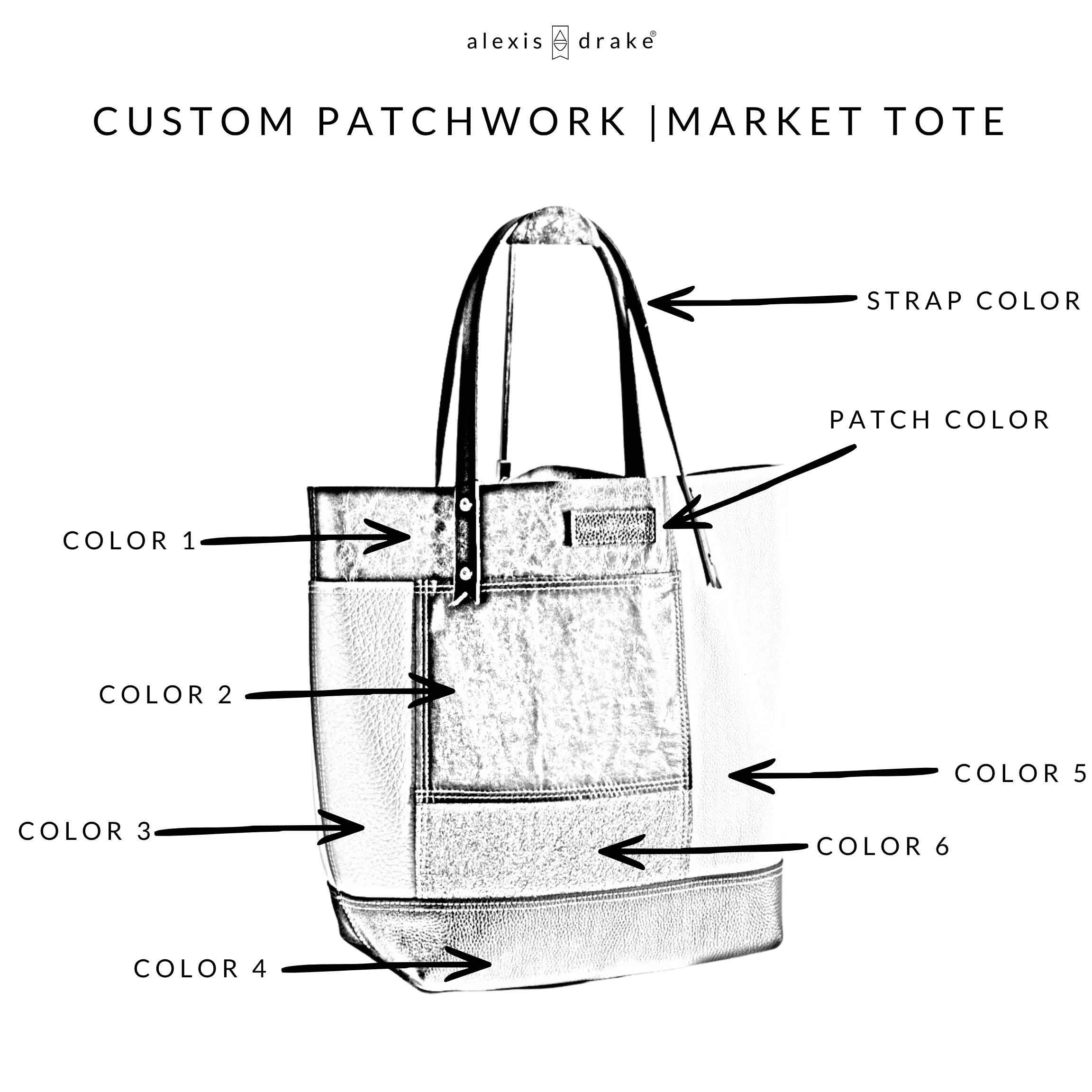 Custom Common Thread Market Tote