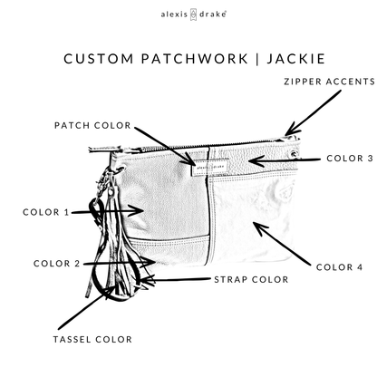 Custom Common Thread Jackie Wristlet Clutch + Crossbody
