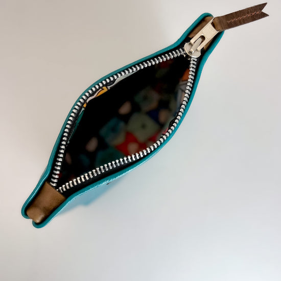 Practically Perfect Collection | Catchall Clutch + Storage Pouch | Turquoise