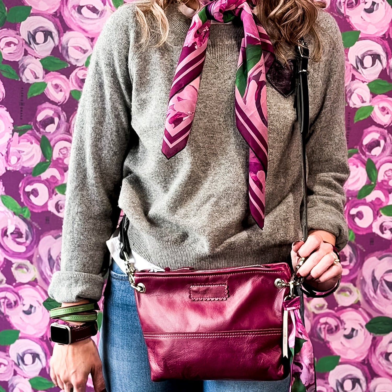 Wild Bloom Collection | Tourist Crossbody | Orchid