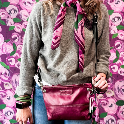 Wild Bloom Collection | Tourist Crossbody | Orchid