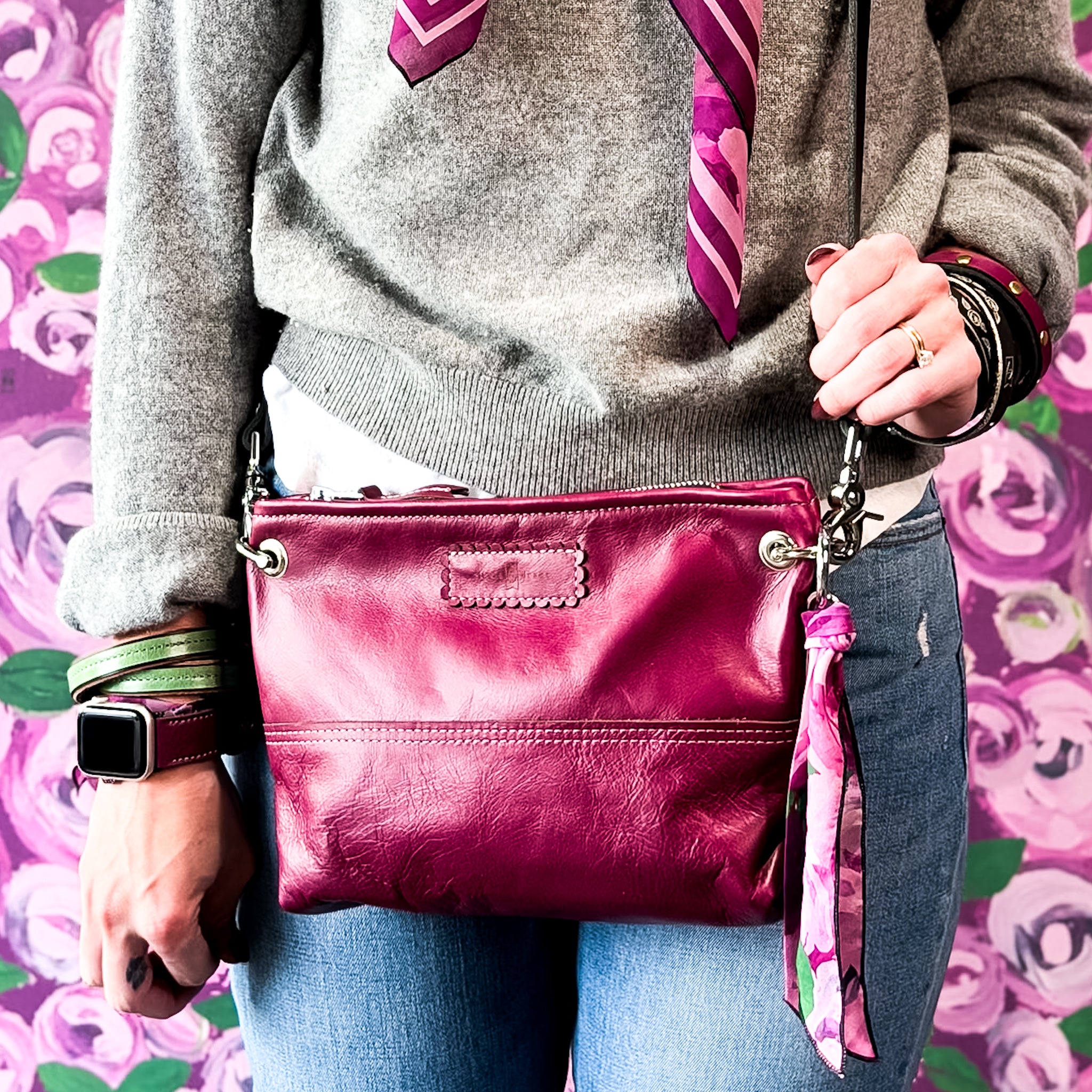 Wild Bloom Collection | Tourist Crossbody | Orchid