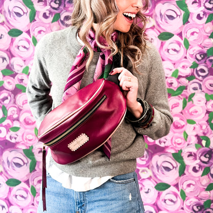 Wild Bloom Collection | Louie Fanny Crossbody | Orchid