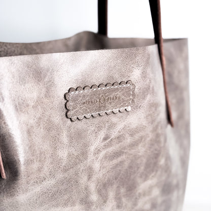 Wild Bloom Collection | Market Tote | Fog