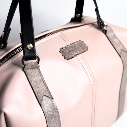 Wild Bloom Collection | Eliza Traveler Tote | Rosewater Pink + Fog
