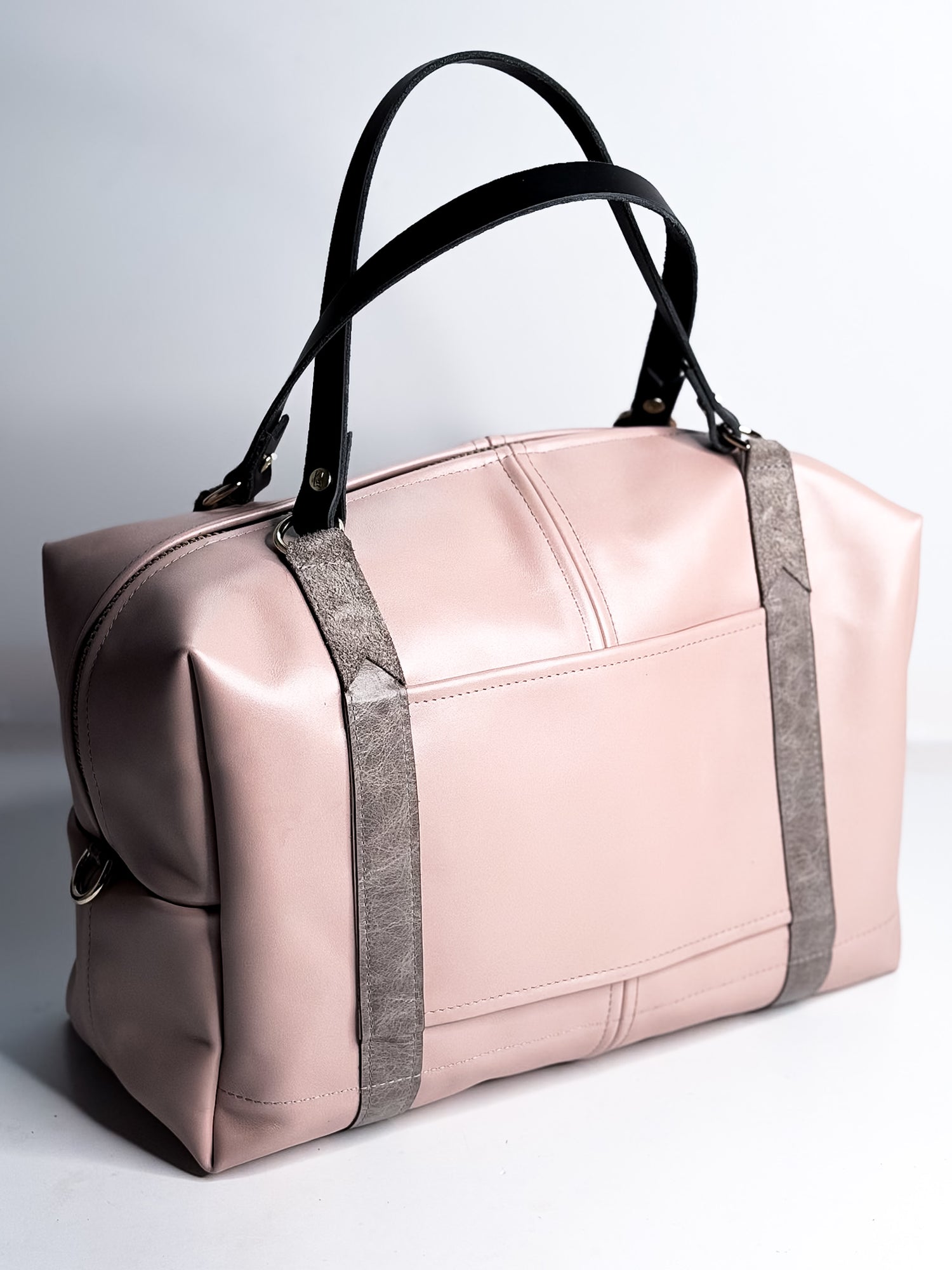 Wild Bloom Collection | Eliza Traveler Tote | Rosewater Pink + Fog