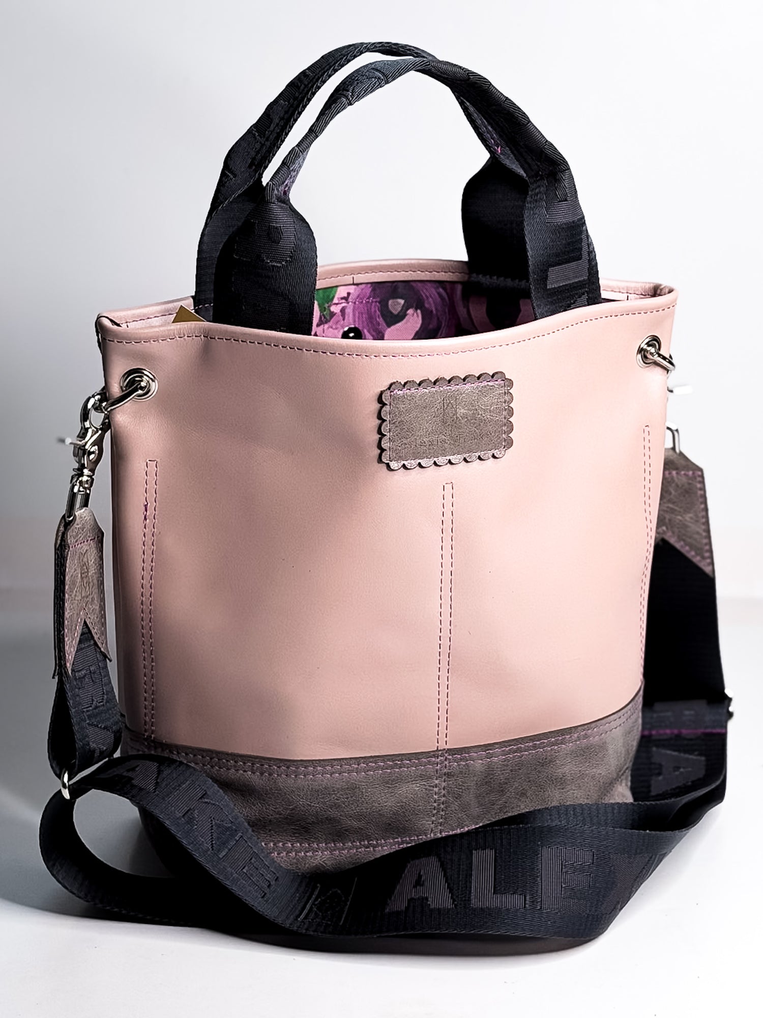 Wild Bloom Collection | Tivoli Shoulder Tote | Rosewater Pink + Fog