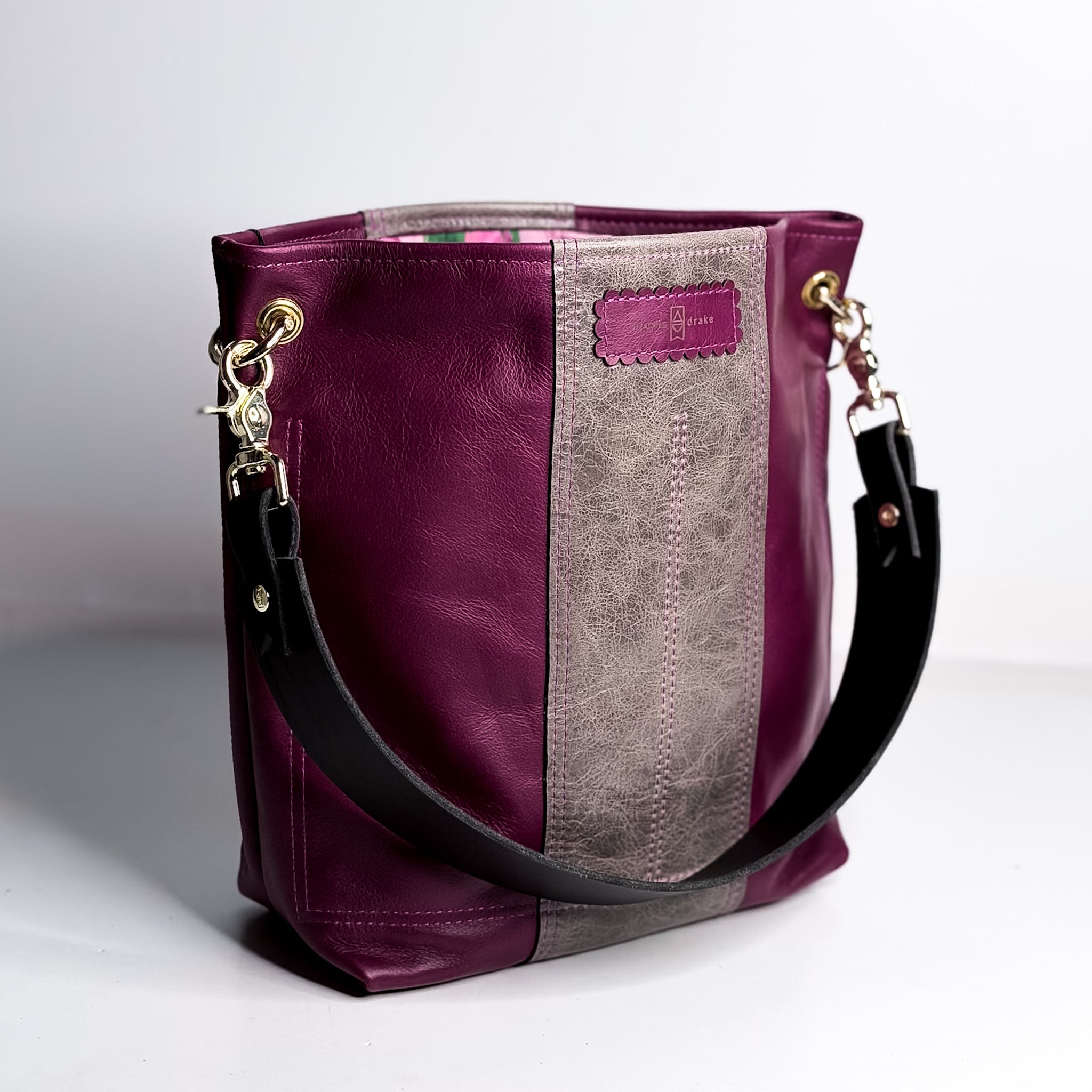 Wild Bloom Collection | Tivoli Shoulder Tote | Orchid + Fog