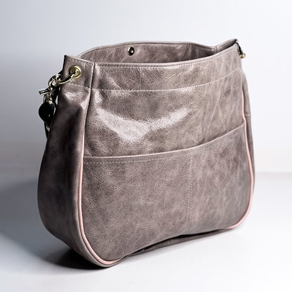 Wild Bloom Collection | Esther Shoulder Tote | Fog