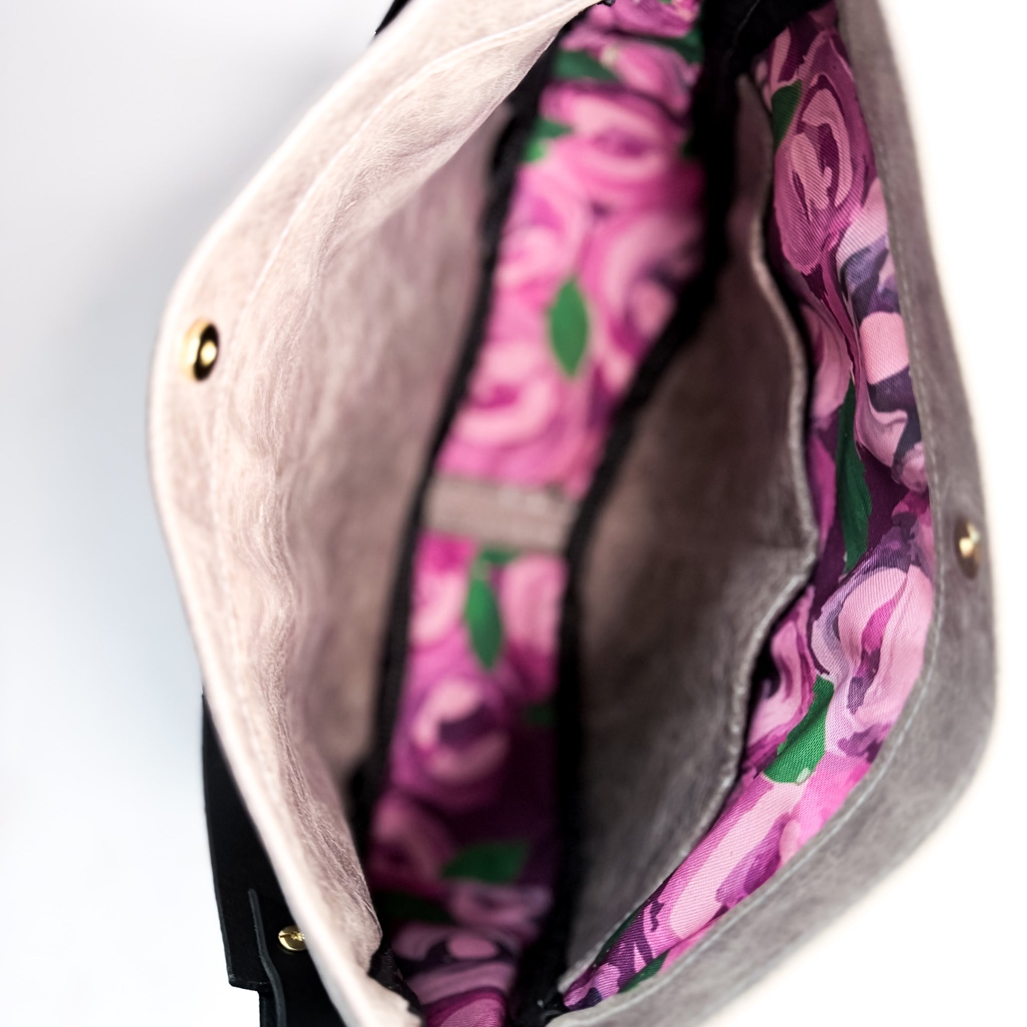 Wild Bloom Collection | Esther Shoulder Tote | Fog